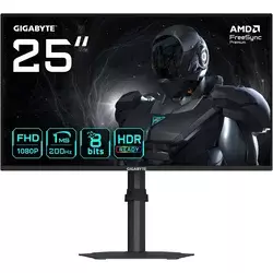 Gigabyte Gejming monitor G25F2, 24.5, FHD, IPS, 200 Hz, Crni