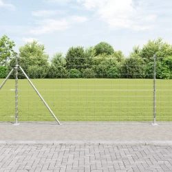 Zavareno žičano ogradno mreža s betonskom podlogom 50 x 1,2 m