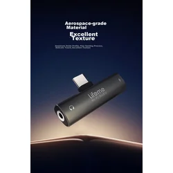 Lifeme Adapter za slušalice EA2, Type C, 3.5mm