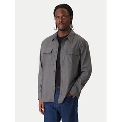 Calvin Klein Srajca Easy LV04LE114G Siva Relaxed Fit