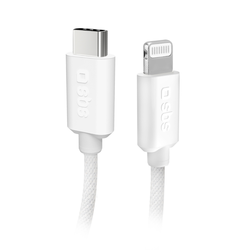 SBS USB-C – Lightning kabel 1,5m bela TECABLETISSUETCLIGG