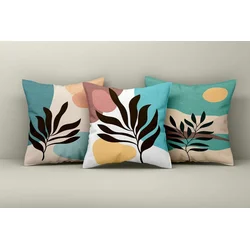 Aberto Design Set dekorativnih jastučnica Asr_plw25-45, 43x43 cm, 3 komada, Šarena