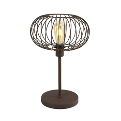 Klausen KL108018 - Stona lampa WIRE 1xE27/15W/230V braon