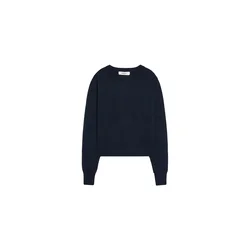 Bershka Pulover temno modra