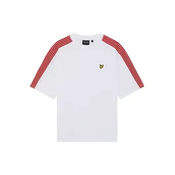 Lyle & Scott Majica rjava / bela