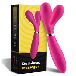 Armony Y-Wand Massager & Vibrator Double Head Fuchsia