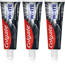 Colgate Advanced White belilna zobna pasta z aktivnim ogljem 3 kos