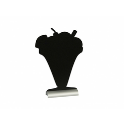 Crna tabla Securit Silhouette sladoled alu-ram 27x25x6cm