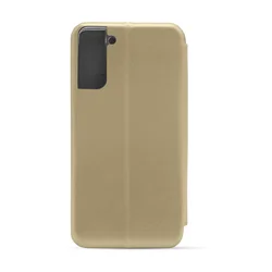 Maska za telefon ROYAL FLIP COVER za Samsung S21 Plus/G996B, Zlatna