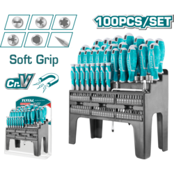 TOTAL 100-delni set šrafcigera
