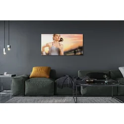 tulup.si Slika na platnu Ženska nebo 125x50 cm
