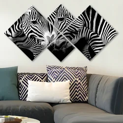 Wallity slika 4MDF266434, 60x115 cm, 4 dijela