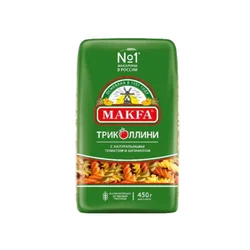 Makfa Testenina Tricollini, 450 g