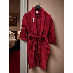 Bade Mantil Frotir - XXXL veličina Model G Bordo boja ( VLK000312- Model GbordobojaL-1 )