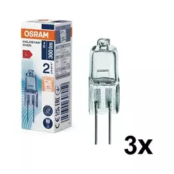 Set od 3 sijalice za rernu HALOSTAR G4/20W/12V 2700K - Osram