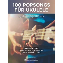 100 POPSONGS FOR UKULELE