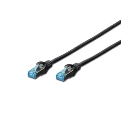 DIGITUS DK-1512-010/BL patchcord kabl 5e U/UTP CCA 1m crni