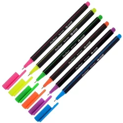 Liner Memobe - 0,4 mm, komplet 6 neonskih barv