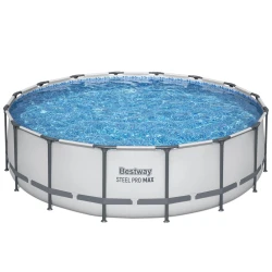 Bestway Bazen metalne konstrukcije 19480, 4.88m x 1.22m, Sivi