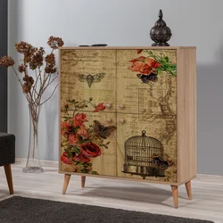 Hanah Home Komoda Multilux 95x111x36cm Hrast