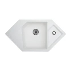 Metalac X Granit- Diamond Usadna sudopera, Bela, fi 90/60, 960×510 mm