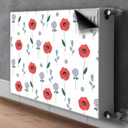 tulup.si Pokrov radiatorja Rdeče polje makov 80x60 cm