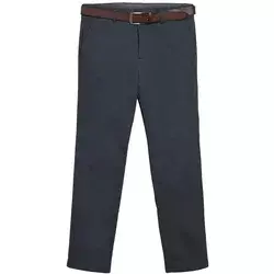 Next Chino hlače  mornarska / temno rjava