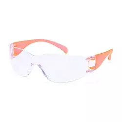 Portwest PW32 - Wrap Around naočare Prozirno/Fluorescentno narandžasta HI-VIS