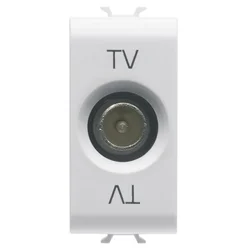 Gewiss Chorus, TV utičnica konacna, 1M, bela ( Gw10361 )