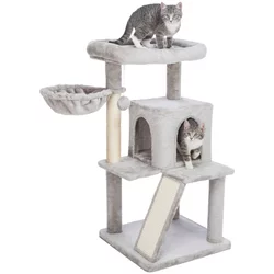 Grebalica za mačke Junior Pepito 98 cm – siva, Trixie