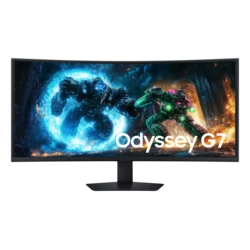 Samsung Gaming monitor Odyssey G7 LS40FG750EUXEN WUHD, 40”, 5120x2160, VA, 180 Hz, Crni