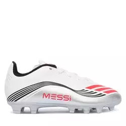 Adidas Kopačke za dečake F50 Messi Club Fg/Mg J, JP7457, Bele