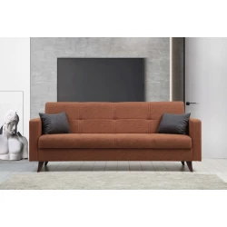 Atelier del Sofa Trosed na razvlačenje Polya 205x86x75cm Bronzani