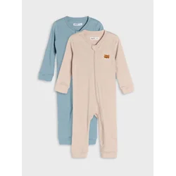 Sinsay - Pamučni zeke od rebrastog pletiva 2 pack - grey blue