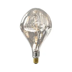 Calex Organic Evo LED svetilka E27 6W dim silver - srebro