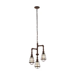 Eglo 49808 - Luster na lancu PORT SETON 3xE27/60W