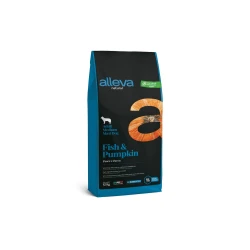 Alleva Natural Suva hrana za odrasle pse srednjih i velikih rasa, Sa ribom i bundevom, 12kg