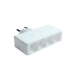 Razvodnik gzb01/4a euro četvorostruki 10a/2300w, beli