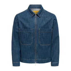 Only & Sons Prehodna jakna ONSCassel temno modra