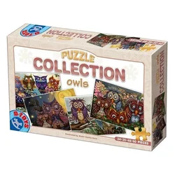D-Toys Puzzle Sove 4v1 (24,35,48,60 kosov)