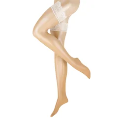 FALKE Najlonske nogavice Matt Deluxe STU, rjava