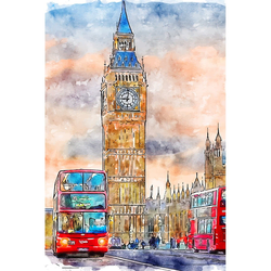 Slika 60x90 cm London – Fedkolor