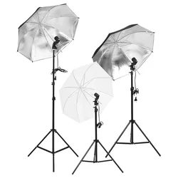 Vidaxl vidaXL Studio komplet z lučmi, ozadjem in reflektorji
