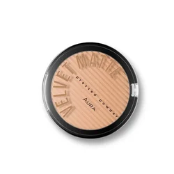 Aura Kompaktni puder Velvet Matte 313-MED, 9g