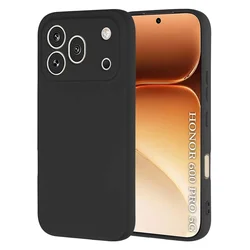 Techsuit SoftFlex silikonska maska za Honor 600 Pro – crna