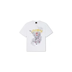 Ed Hardy Majica Storming New York rumena/siva/bela