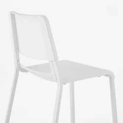 NORDEN / TEODORES Sto i 4 stolice, breza/bela, 26/89/152 cm
