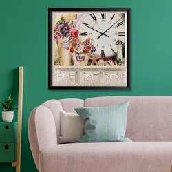 Wallity Dekorativni zidni sat STMDF212590, 45x45 cm