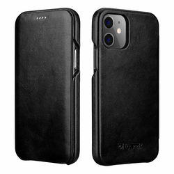 iCarer futrola Vintage Folio od prave kože za iPhone 12 Pro Max