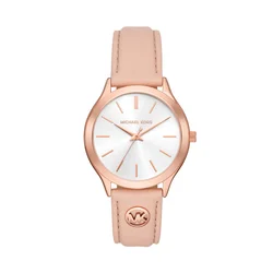 MICHAEL Michael Kors Analogna ura RUNWAY bež/rožnato zlata